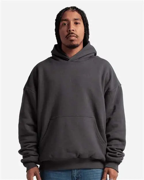 Shaka Wear Shdlp Garment-dyed Double Layer Reversible Hooded Sweatshirt - Gunmetal - Gray Dark / s