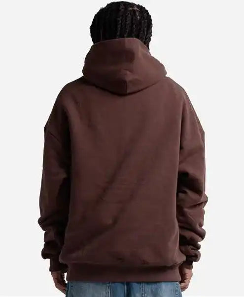 Shaka Wear Shdlp Men’s Garment-dyed Double Layer Reversible Hooded Sweatshirt - Mocha
