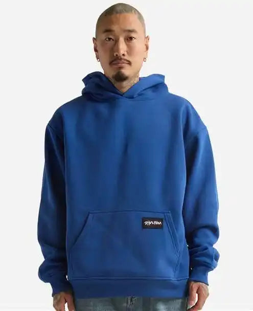 Shaka Wear Shehp Men’s Essential Super Heavyweight Hooded Sweatshirt Royal