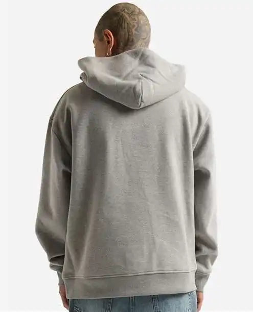 Shaka Wear Shehp Men’s Essential Super Heavyweight Hooded Sweatshirt - Heather Grey