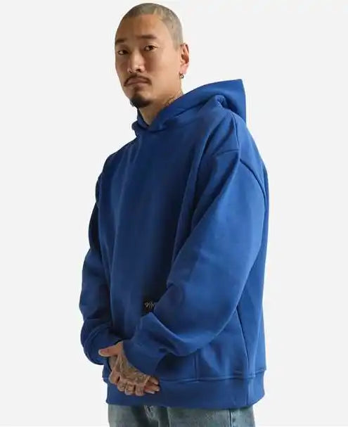 Shaka Wear Shehp Men’s Essential Super Heavyweight Hooded Sweatshirt Royal