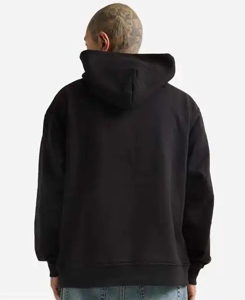 Shaka Wear Shehp Men’s Essential Super Heavyweight Hooded Sweatshirt - Black