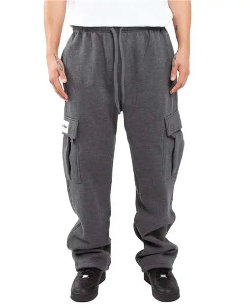 Shaka Wear Shfcp Fleece Cargo Pants - Charcoal Grey