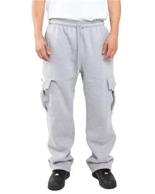 Shaka Wear Shfcp Fleece Cargo Pants - Heather Grey - Gray Light / s