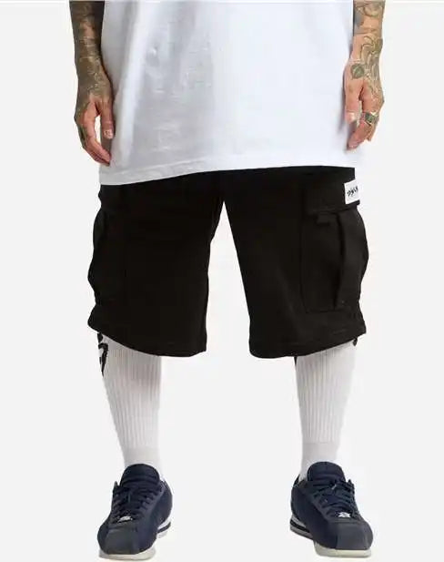 Shaka Wear Shfcs Men’s Fleece Cargo Shorts Black