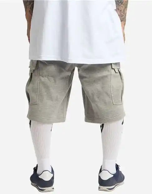 Shaka Wear Shfcs Men’s Fleece Cargo Shorts - Heather Gray