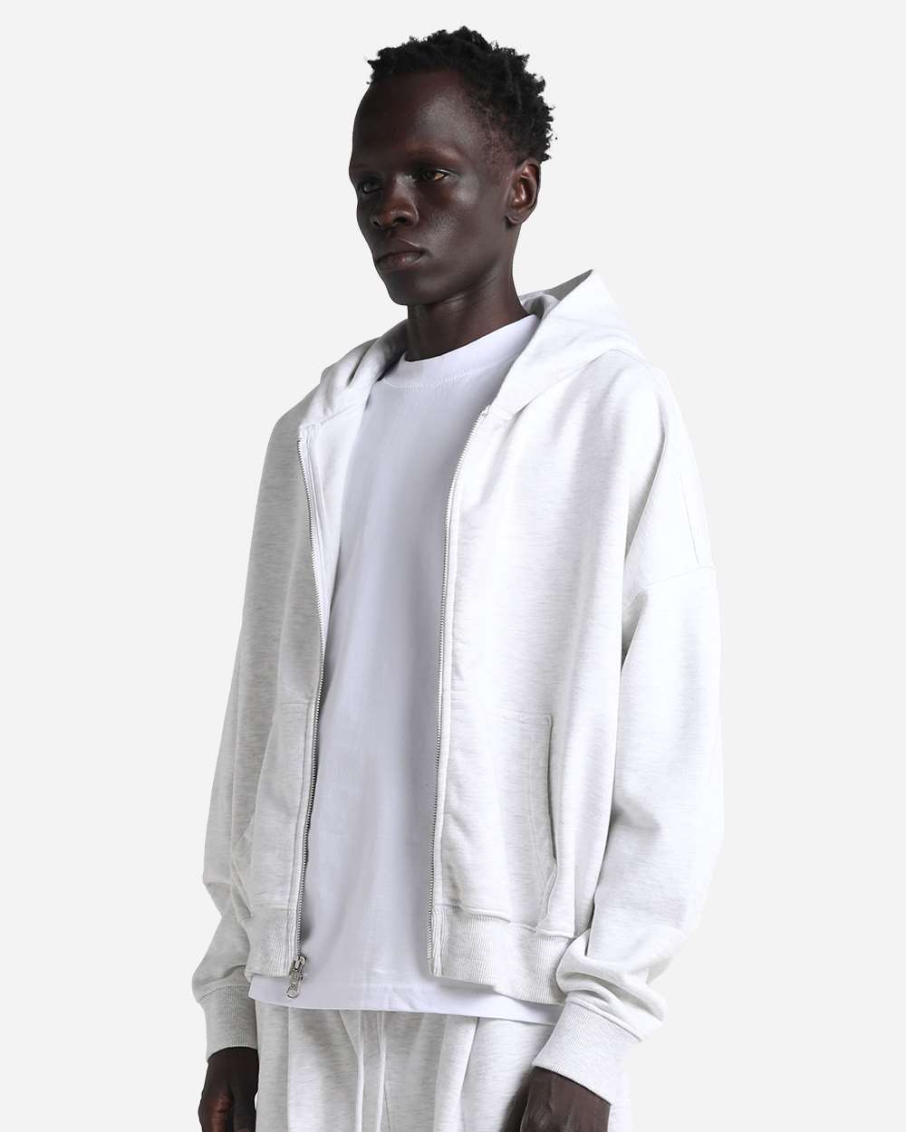 Shaka Wear Shgcz Unisex Garment-dyed Cropped Full-zip Hooded Sweatshirt