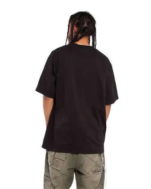 Shaka Wear Shgd Garment-dyed Crewneck T-shirt - Black - s