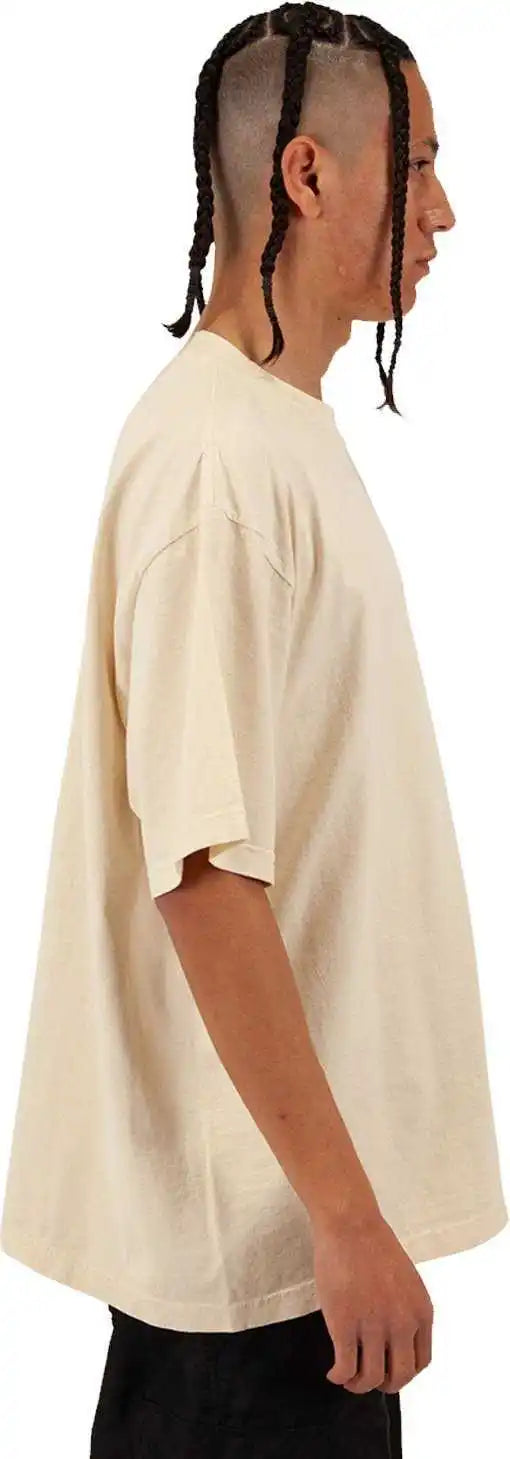 Shaka Wear Shgd Garment Dyed Crewneck t Shirt Cream
