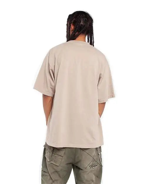 Shaka Wear Shgd Garment-dyed Crewneck T-shirt - Oatmeal - Xs