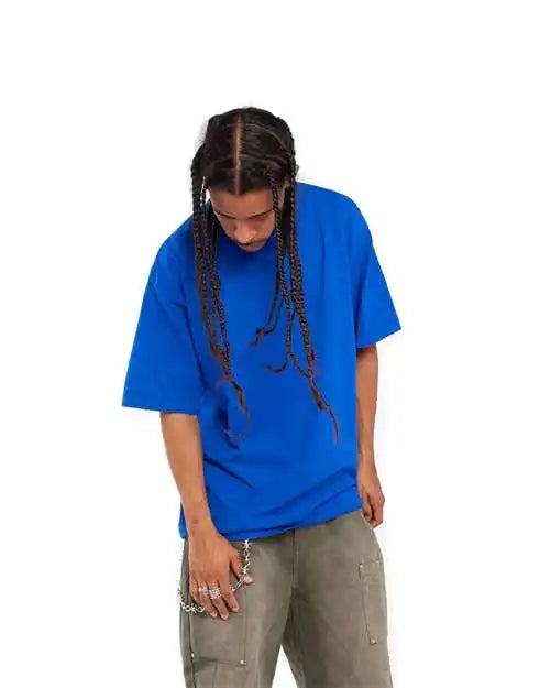 Shaka Wear Shgd Garment-dyed Crewneck T-shirt - Royal - s