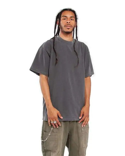 Shaka Wear Shgd Garment-dyed Crewneck T-shirt - Shadow