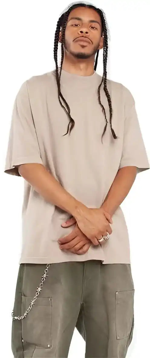 Shaka Wear Shgd Unisex Garment Dyed t Shirt Oatmeal