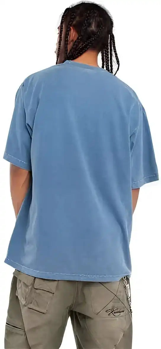 Shaka Wear Shgd Unisex Garment Dyed t Shirt Washed Denim