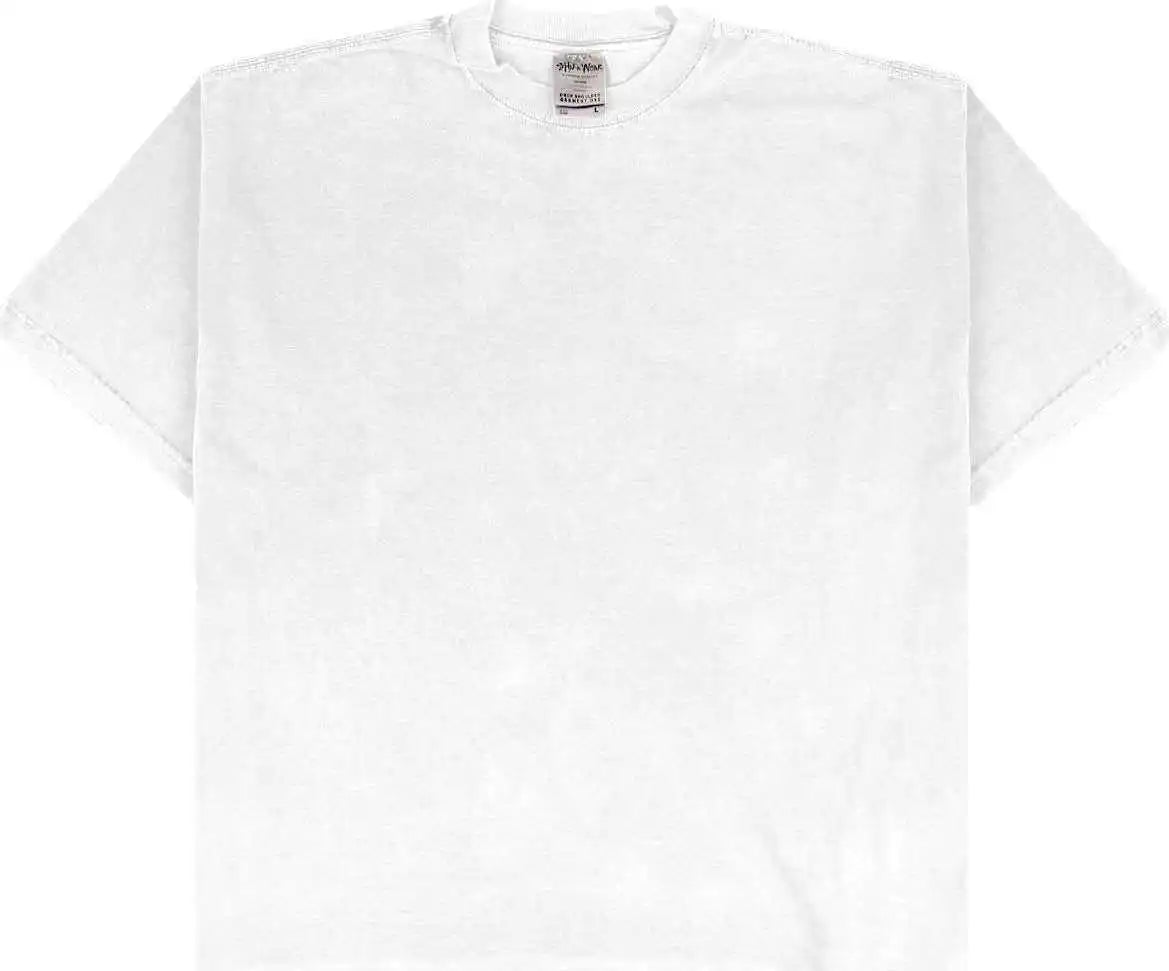 Shaka Wear Shgdd Adult Garment Dyed Drop Shoulder t Shirt White