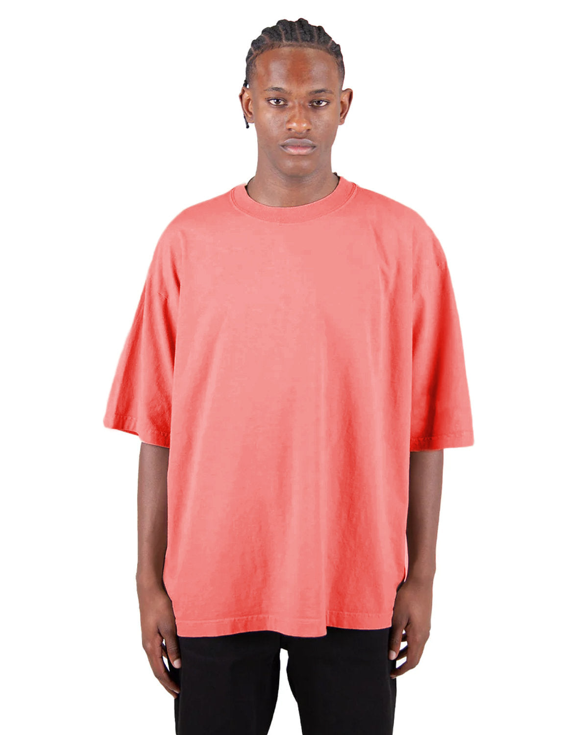Shaka Wear Shgdd Garment-dyed Drop-shoulder T-shirt - Peach