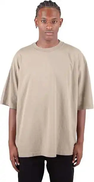 Shaka Wear Shgdd Unisex Garment-dyed Drop-shoulder T-shirt - Oatmeal