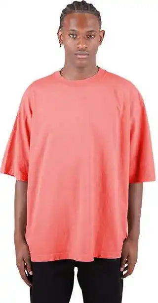 Shaka Wear Shgdd Unisex Garment-dyed Drop-shoulder T-shirt - Peach