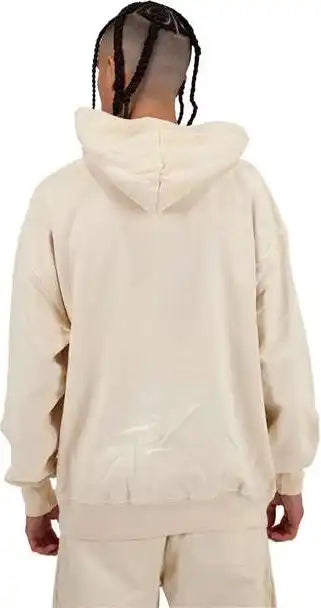 Shaka Wear Shgdh Men’s Los Angeles Garment-dyed Hooded Sweatshirt - Cream