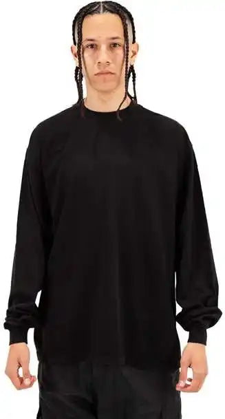 Shaka Wear Shgdls Men’s Garment Dyed Long Sleeve t Shirt Black