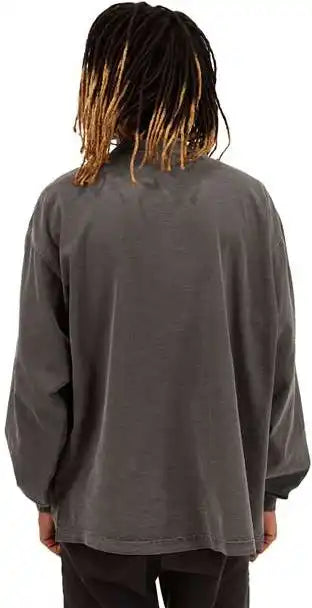 Shaka Wear Shgdls Men’s Garment Dyed Long Sleeve t Shirt Shadow