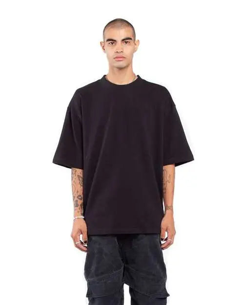 Shaka Wear Shgdn Garment-dyed Designer T-shirt - Black - s