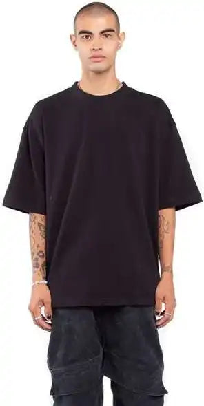 Shaka Wear Shgdn Men’s Garment-dyed Designer T-shirt - Black