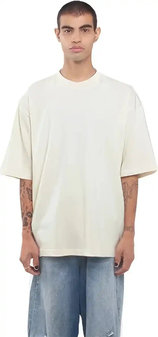 Shaka Wear Shgdn Men’s Garment Dyed Designer t Shirt Cream
