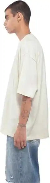 Shaka Wear Shgdn Men’s Garment-dyed Designer T-shirt - Cream