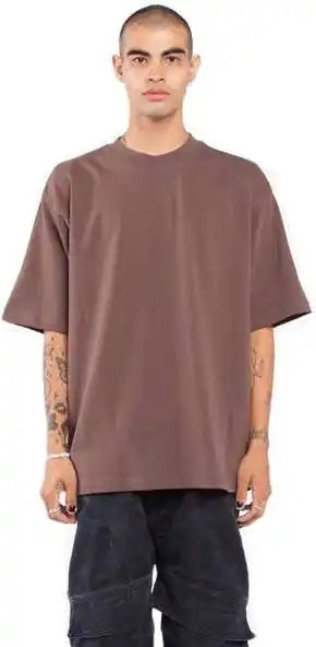 Shaka Wear Shgdn Men’s Garment-dyed Designer T-shirt - Mocha