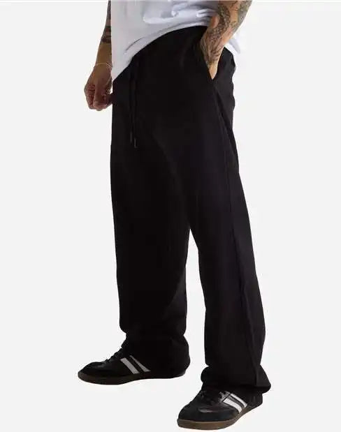 Shaka Wear Shgdssp Men’s Garment Dye Straight Leg Sweatpants - Black