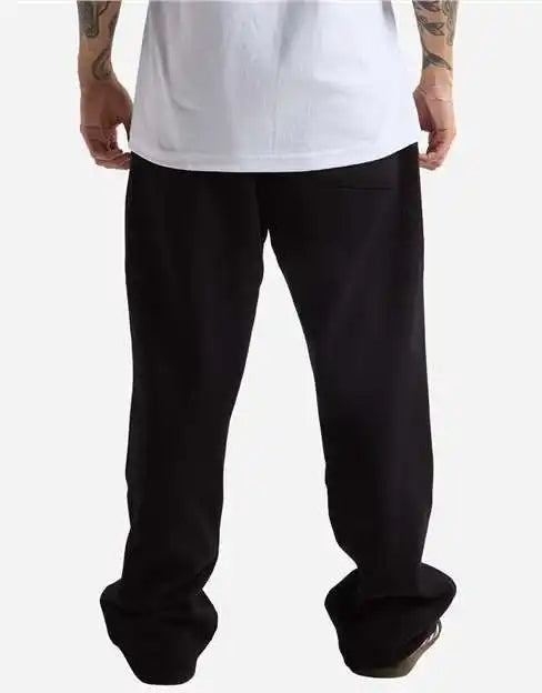 Shaka Wear Shgdssp Men’s Garment Dye Straight Leg Sweatpants Black