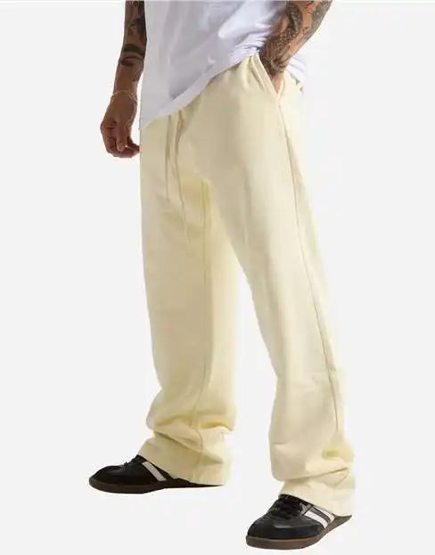 Shaka Wear Shgdssp Men’s Garment Dye Straight Leg Sweatpants - Cream