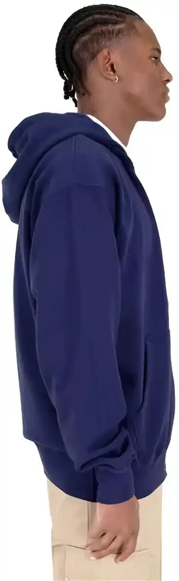Shaka Wear Shgdz Men’s Garment Dyed Double Zip Hooded Sweatshirt Navy
