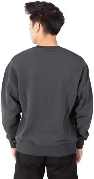 Shaka Wear Shgfc Men’s Los Angeles Garment-dyed Crewneck Sweatshirt - Shadow
