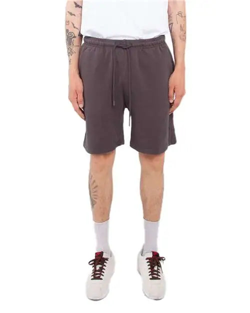 Shaka Wear Shgfs Garment-dyed Fleece Shorts - Shadow