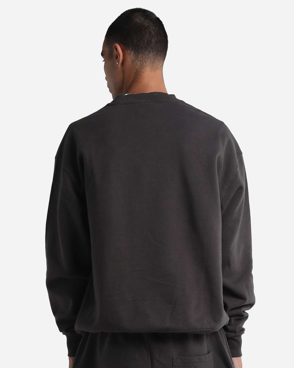 Shaka Wear Shgmc Unisex Max Heavy Fleece Garment-dyed Crewneck Sweatshirt - Shadow