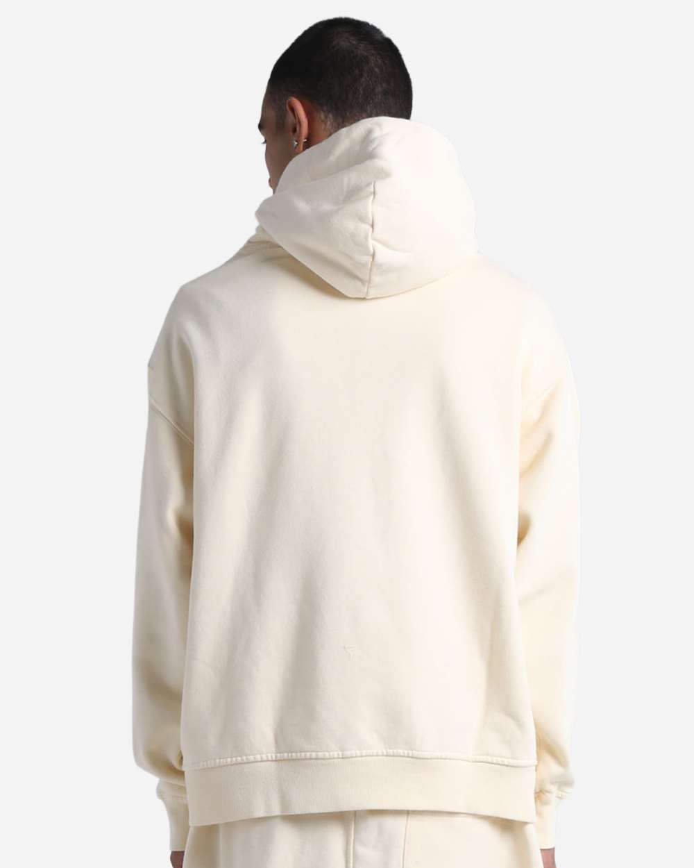 Shaka Wear Shgmh Unisex Max Heavy Fleece Garment-dyed Hooded Sweatshirt - Cream