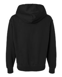 Shaka Wear Shgmz Unisex Max Heavy Fleece Garment-dyed Full-zip Hooded Sweatshirt - Black