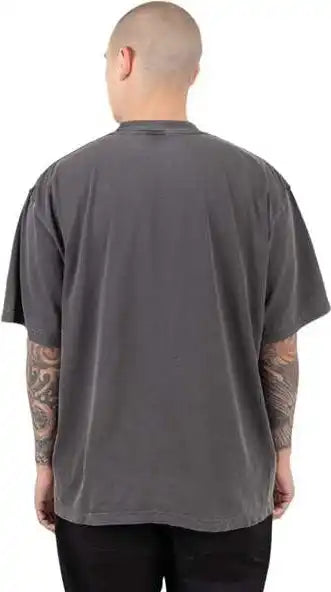 Shaka Wear Shgrs Men’s Garment-dyed Reverse T-shirt - Shadow