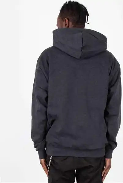 Shaka Wear Shhfp Men’s Heavyweight Fleece Hooded Sweatshirt - Charcoal Grey
