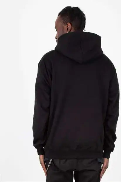 Shaka Wear Shhfp Men’s Heavyweight Fleece Hooded Sweatshirt - Black