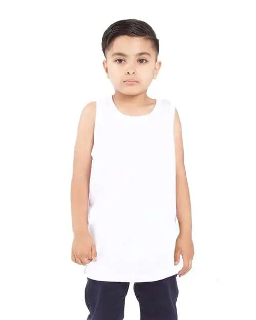 Shaka Wear Shktt Youth Tank - White - Xs