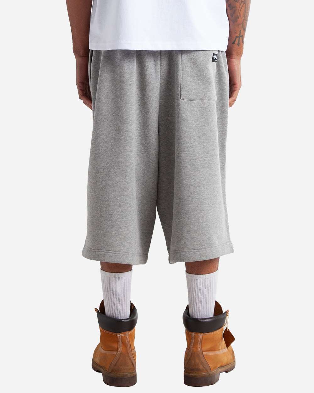 Shaka Wear Shlfbs Unisex Baggy Fleece Shorts - Heather Grey