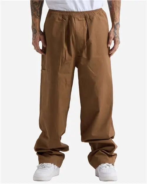 Shaka Wear Shllp Lounge Cotton Pants - Brown