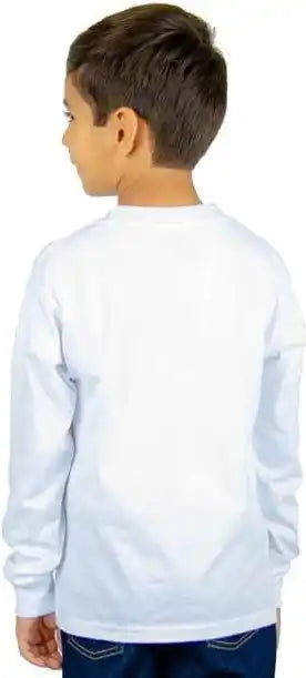 Shaka Wear Shlsy Youth Active Long Sleeve T-shirt - White