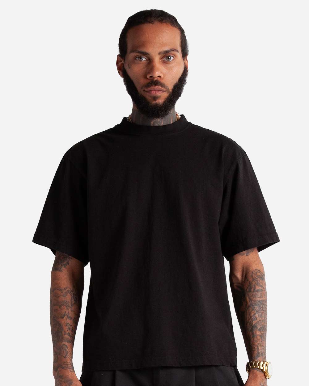 Shaka Wear Shmcs Unisex Max Heavyweight Cropped T-shirt - Black