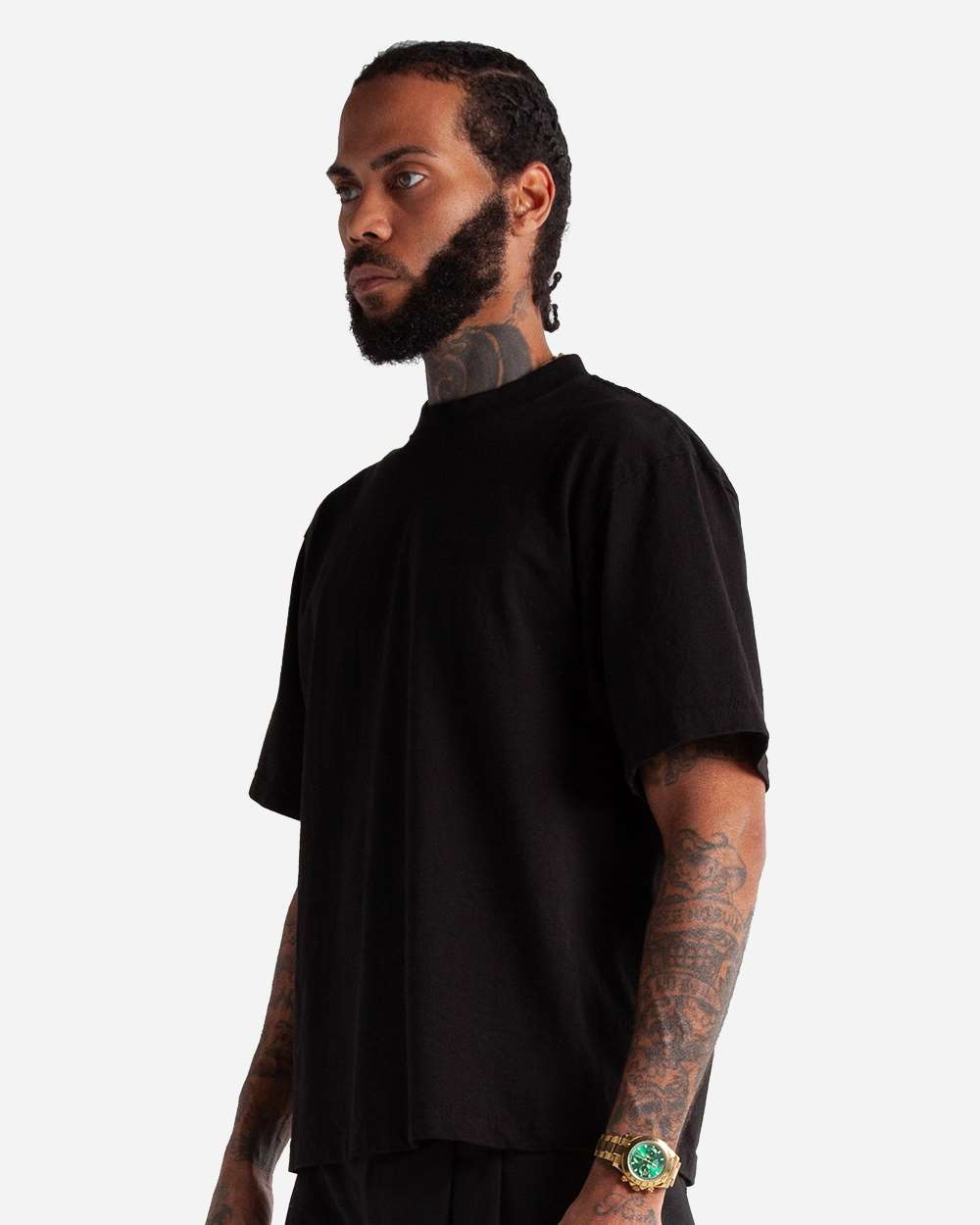 Shaka Wear Shmcs Unisex Max Heavyweight Cropped T-shirt - Black