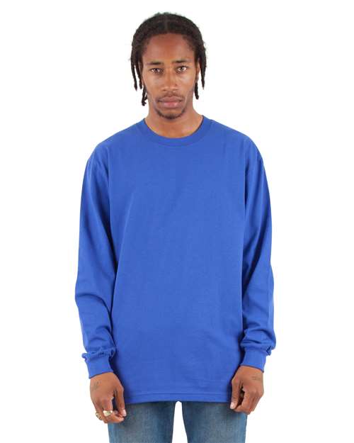 Shaka Wear Shmhls Max Heavyweight Long Sleeve T-shirt - Royal