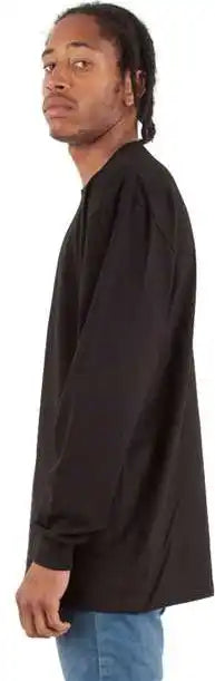 Shaka Wear Shmhls Men’s Max Heavyweight Long Sleeve T-shirt - Black